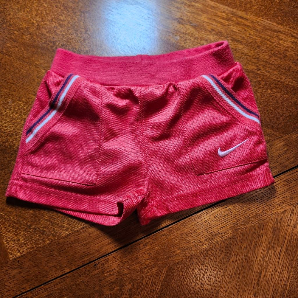 Baby Nike Red & White Shorts 12 Months